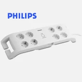 Philips SPN3080B/10 Çoklayıcı 900J 8'li Akım Korumalı Priz - 2