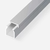 Mutlusan Kablo Kanalı 2 Metalik Gri 16X16 mm - 1