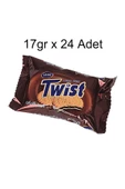 Twist çikolata 17 gr x 24 Adet Çıtır Lezzetli Alıştırmalık Kakaolu - 1