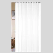 BAUHAUS Pvc Akordiyon Kapı Beyaz - 1