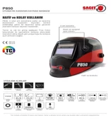Sacit P850 Otomatik Kararan Kaynak Maskesi True Color Temiz Net Görüntü - 2