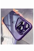iphone 13 Pro Max Kılıf Kamera Standlı +Lens koruyuculu Kapak - 6