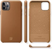 Spigen Apple iPhone 11 Pro Kılıf La Manon Câlin Premium Deri Tasarım Cafe Brown - 077CS27119 - 2