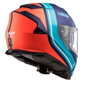 LS2 STORM 2 SLANT MAT MAVİ-TURUNCU KASK - 8
