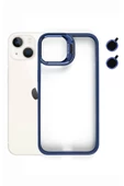 iphone 13 Kılıf Kamera Standlı +Lens koruyuculu Kapak - 1