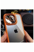 iphone 14 Pro Max Kılıf Kamera Standlı +Lens koruyuculu Kapak - 8