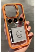 iphone 14 Pro Max Kılıf Kamera Standlı +Lens koruyuculu Kapak - 6