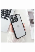 iphone 14 Pro Max Kılıf Kamera Standlı +Lens koruyuculu Kapak - 5