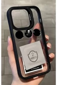 iphone 14 Pro Max Kılıf Kamera Standlı +Lens koruyuculu Kapak - 6