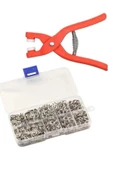 9.5 Mm PLASTİK Çıt Çıt, El Pensesi, Set- Gömlek Ve Bebe Çıtçıt Montaj Seti Düğme Pensesi - 1