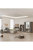 Robin Home Dream Genç Odası Takımı 5'li Set Karyola-komodin-gardrop- Çalışma Masası Kitaplık - 2