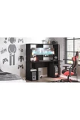Robin Home Dragon Oyuncu Masası Gamer Masa Gaming Bilgisayar Masası Siyah - 4