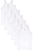 CUBBUX Erkek Penye Atlet 6 Adet - 1
