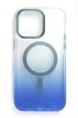 iphone 14 Pro Max Kılıf Magsafe uyumlu Renk geçişli Darbe emici Kapak - 2