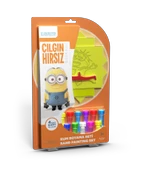 Minions Çılgın Hırsız Eğitici ve Eğlenceli Kum Boyama Seti-Red Castle FM-22 - 1