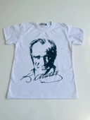 GALA ATATÜRK baskılı çocuk tişört - 4