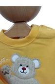 Bebek Takım 2'li Bebek Eşofman Takımı Sarı Cepli - 3