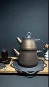 GRANİT ÇAYDANLIK TAKIMI METAL KULP - 1