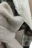 Erkek Bebek Takım Ekose Ceket Sweat Pantolon Yeşil - 5