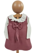 Kız Bebek Çocuk Elbise Body 2'li Fiyonklu - 1