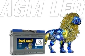 İNCİ AGM LEO 12V 70 AH AGM START &STOP AKÜ - 1