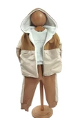 Erkek Bebek Takım 3'lü Mont Sweat Eşofman - 1