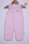 Babyhola %100 Pamuk Kız Bebek Müslin Geniş Askılı Tulum 12759 - 7