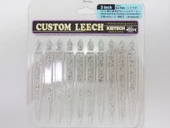 Keitech Custom Leech 7.6cm (3") #109C Ice Fish - 2