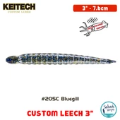 Keitech Custom Leech 7.6cm (3") #205C Bluegill thumbnail 1