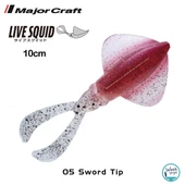 Major Craft Live Squid SQID4 10cm #05 Sword Tip (4Adet) - 1