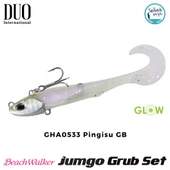 Duo Beach Walker Jumbo Grub Set 8cm 21gr GHA0533 Pingisu GB - 1