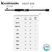 Tailwalk Egist SSD Solid 86ML/SL 2.60mt EGI 2.5-3.5 (2P) Spin Kamış - 2