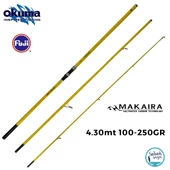 Okuma Makaira Surf 4.30 mt 100-250gr (3P) Surf Kamış - 1