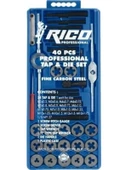 Rico RC3240 Pafta Kılavuz Yiv Diş Açma Seti 40 Parça thumbnail 1