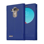 LG G4 Uyumlu Pencereli Kapaklı Magnum Kılıf thumbnail 8