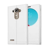 LG G4 Uyumlu Pencereli Kapaklı Magnum Kılıf thumbnail 7