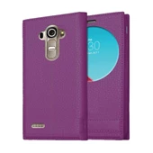 LG G4 Uyumlu Pencereli Kapaklı Magnum Kılıf thumbnail 2