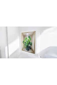 3D YAPIŞKANLI DUVAR STİCKER 30X40 CM SAKSI ÇİÇEK - 3
