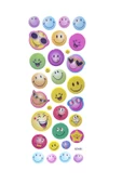 2'li Renkli Karışık Emoji Sticker - 3