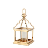Vitale Eskitme Çatılı Küçük Fener 20*20*45 Cm AK.JD0119 - 1