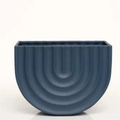 Vitale Oasıs Mavi Vazo Orta 21*11*16 Cm AK.JL0005 - 1