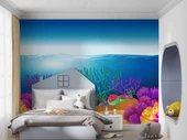 Deniz Altı Temalı Duvar Kağıdı Posteri Baskı thumbnail 3