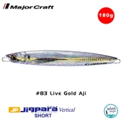 Major Craft Jigpara Vertical Short JPV-180gr 155mm #83 Live Gold Aji - 1