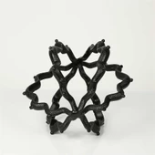 Vitale Siyah Halka Dekor Obje 21*21Cm AK.P248.362287 - 1