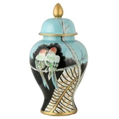 Vitale Polly Seramik Turkuaz Vazo 51 cm AK.WLT0541 - 1