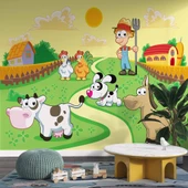 Hayvan Çiftliği Duvar Kağıdı Baskı thumbnail 3