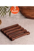 Hand Made 3 Adet Nihale Tava Tencere Demlik Çaydanlık Altlık - 3