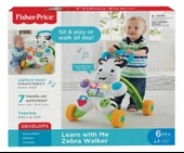 Fisher Price Melodili Zebra Yürüteç DLD80 thumbnail 4