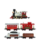 Klasik Tren Seti Sesli ve Işıklı 35 Parça thumbnail 3