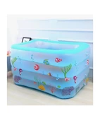 Bermuda Derin Çocuk Havuzu 140X100X70 cm 90896 Mavi thumbnail 1